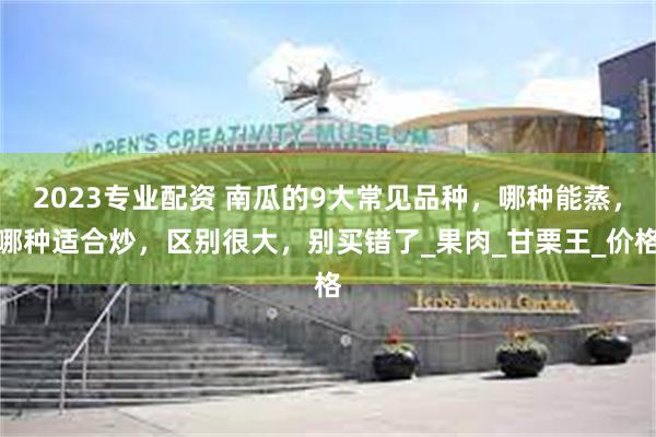 2023专业配资 南瓜的9大常见品种，哪种能蒸，哪种适合炒，区别很大，别买错了_果肉_甘栗王_价格