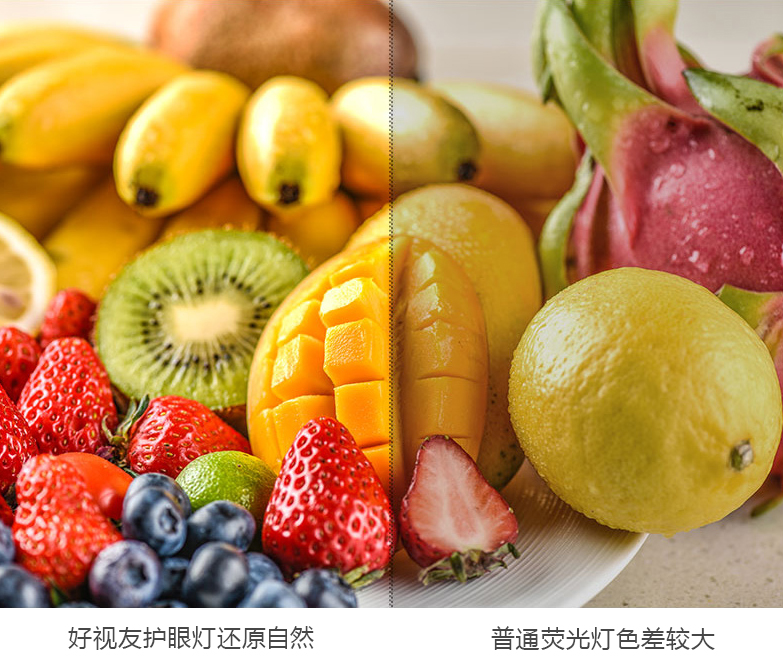 LED護眼教（jiāo）室燈顯色指數對比